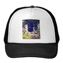 Stacked Towers of Cement Mesh Hat