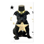 Staffordshire bull terrier puppy business card templates