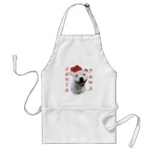 Staffordshire Bull Terrier Santa Paws Aprons