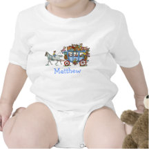 Stage Coach with Kids Baby Shirt
