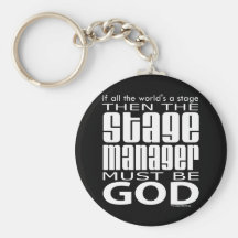Stage Manager God Keychain