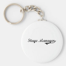 Stage Manager Professional Job Key Chains