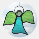 Stained glass "Abstract Angel" Sticker