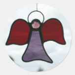 Stained glass "Abstract Angel" Sticker