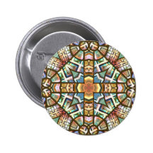 Stained Glass Button