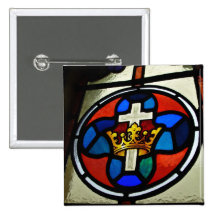 Stained Glass detail Button