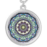 Stained Glass Kaleidoscope #2 Personalized Necklace