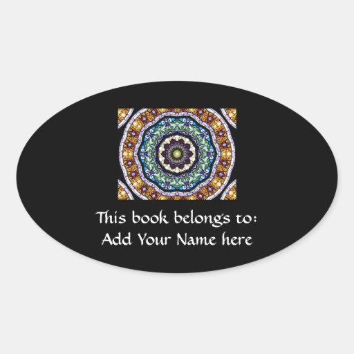 Stained Glass Kaleidoscope #2 Sticker