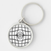 Stained Glass (light) Keychain (key fob)