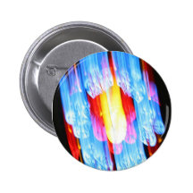 Stained glass window, Bern Munster, Switzerland Pinback Button