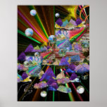 Stained Glass Windows 3-D Posters