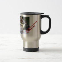 Stainless steel Mug - Four Finches A Feeding