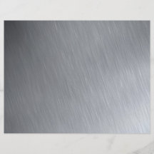 Stainless steel texture with lighting highlights personalized flyer