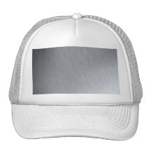 Stainless steel texture with lighting highlights mesh hat