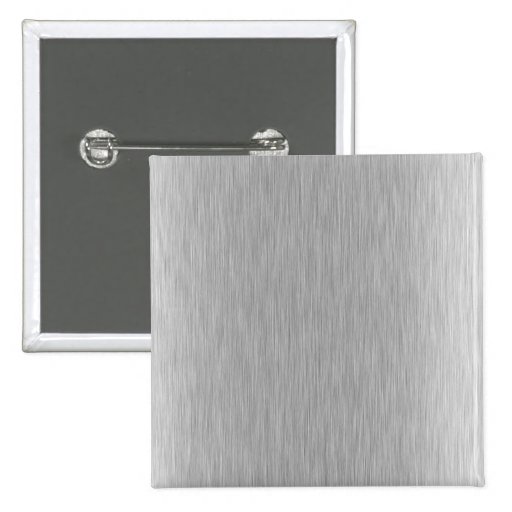 Stainless Steel Textured Pinback Buttons