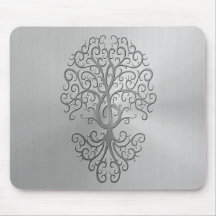 Stainless Steel Treble Clef Tree Mousemats