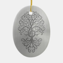 Stainless Steel Treble Clef Tree Ornament