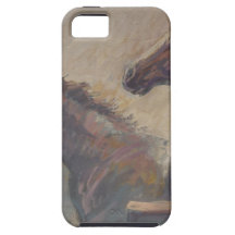 Stallion Duo in Pastels iPhone 5 Cover