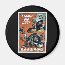 Stamp 'Em Out! Fridge Magnets