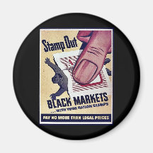 Stamp Out Black Markets With Your Ration Stamps Magnets