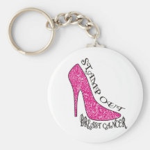 Stamp Out Breast Cancer Keychains