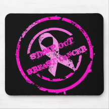 STAMP OUT BREAST CANCER MOUSEPADS