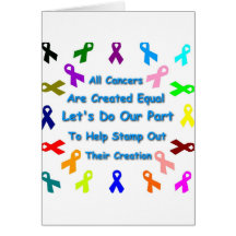 Stamp Out Cancer Greeting Cards