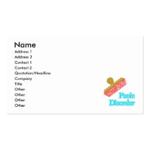 Stamp Out Panic Disorder Business Cards
