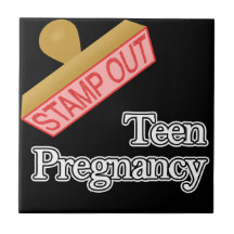 Stamp Out Teen Pregnancy Ceramic Tile
