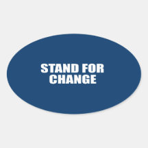 STAND FOR CHANGE STICKERS
