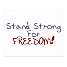 Stand Strong For Freedom Postcards