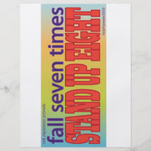 stand up eight personalized flyer