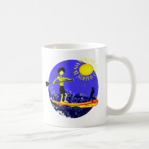 Stand Up Paddle Design Coffee Mugs