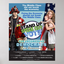 Stand Up Speak Out VOTE! Posters