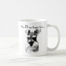 Standard Schnauzer Happy Face Mug