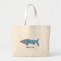 Stanley the Shark Tote Bags