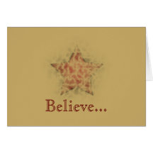 star, Believe... Greeting Card