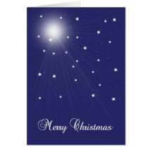 Star Christmas Card