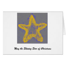 Star Christmas Card