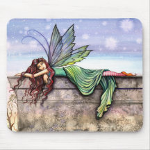 Star Gazer Fairy Mousepad by Molly Harrison