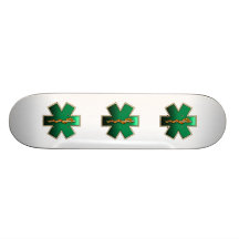 Star Of Life(Emerald) Skate Boards