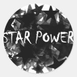 Star Power Round Sticker