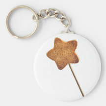 Star shaped cookie key chains