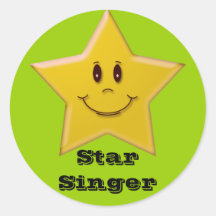 Star Singer Sticker