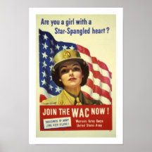 Star-Spangled Heart Print