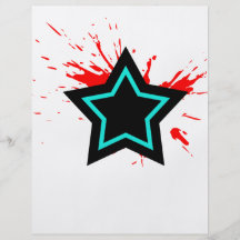 Star Splatter Full Colour Flyer