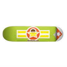 STARblacks Curl Green Skate Board Decks