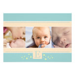 Stardust Baby Boy Birth Announcement