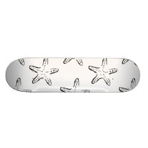 Starfish Print Skateboard