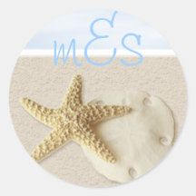 Starfish & Sand Dollar • Customise Me. Stickers